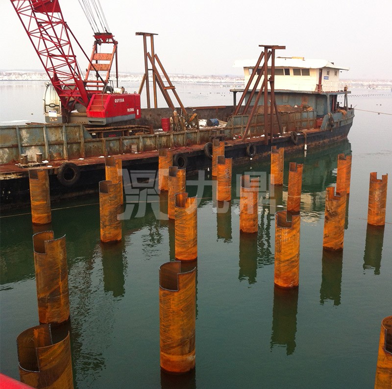 中交三航威海青榮城際公路雙島港特大橋鋼平臺